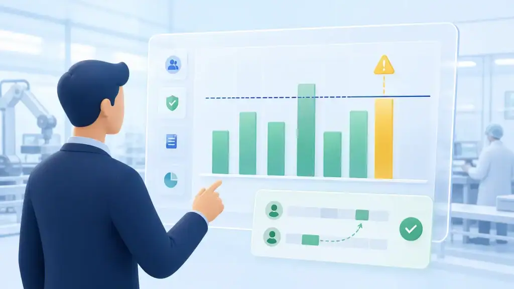 Can your workforce management system handle the rules in between? 6 Workforce manager reviewing working hours and a compliance threshold before taking action