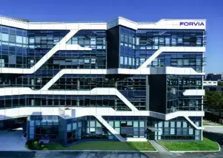 Forvia building sourced from https://www.faurecia.cn/ representing workforce management solution for 50+ plants/factories.